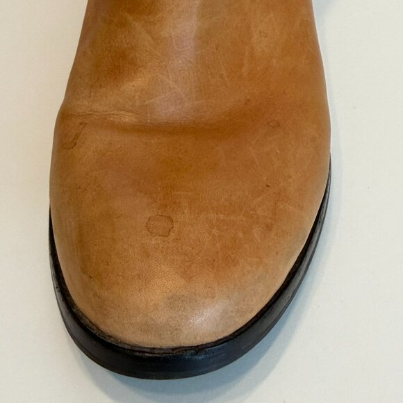 COLE HAAN Women’s Tan & Brown Pull-On Leather Ankle Boots (Women’s Size 8½ B) - Picture 10 of 13